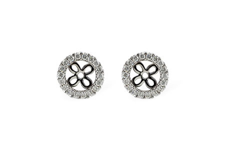 A197-03829: EARRING JACKETS .24 TW (FOR 0.75-1.00 CT TW STUDS)