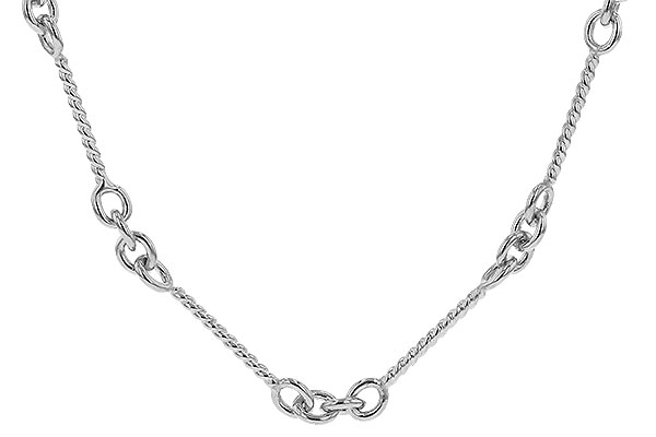 A284-27465: TWIST CHAIN (16IN, 0.8MM, 14KT, LOBSTER CLASP)