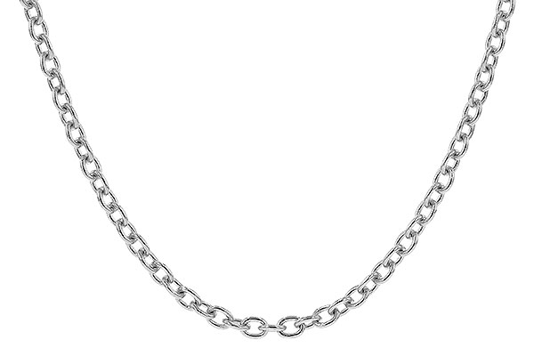 F283-42937: CABLE CHAIN (20IN, 1.3MM, 14KT, LOBSTER CLASP)