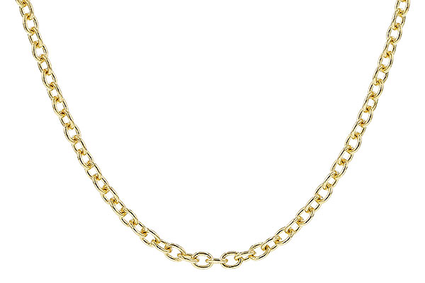 G283-42937: CABLE CHAIN (24IN, 1.3MM, 14KT, LOBSTER CLASP)