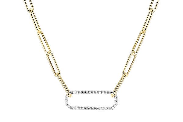 H283-36628: NECKLACE .50 TW (17 INCHES)