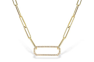 H283-36628: NECKLACE .50 TW (17 INCHES)