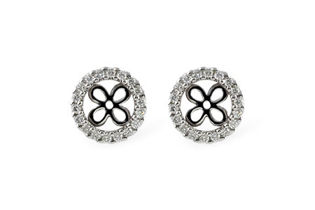 M197-03837: EARRING JACKETS .30 TW (FOR 1.50-2.00 CT TW STUDS)