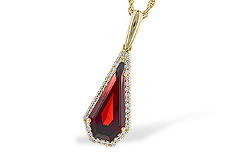 C282-47456: NECK 4.00 GARNET 4.17 TGW