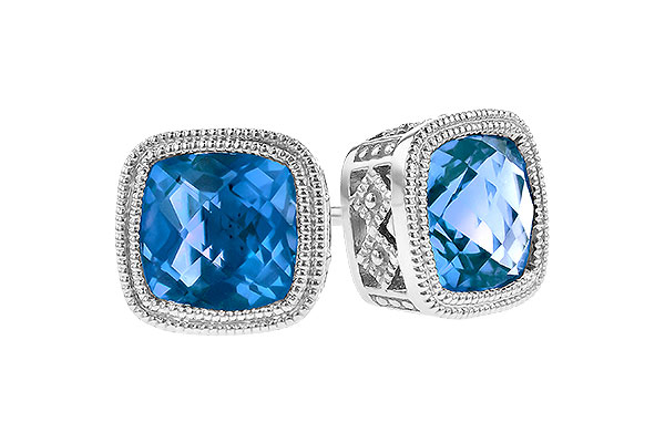 E282-46546: EARR 2.20 TW BLUE TOPAZ