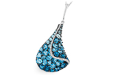 G197-04764: NECK 4.81 BLUE TOPAZ 4.94 TGW
