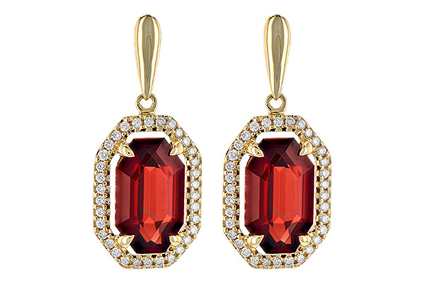 G199-78419: EARR 3.30 TW GARNET 3.49 TGW