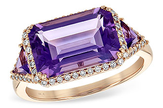 H199-73855: LDS RG 3.48 TW AMETHYST 3.70 TGW (12x8MM)