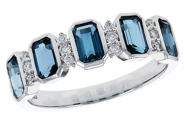 H284-30210: LDS RG 1.46 TW LONDON BLUE TOPAZ 1.58 TGW