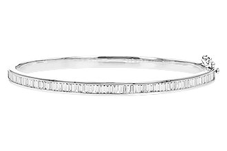 K283-37528: BANGLE 1.02 TW BAGUETTE DIAMONDS