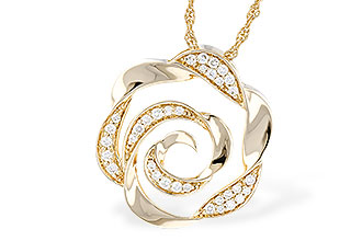 K283-39301: NECKLACE .20 TW
