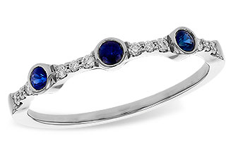 L284-30219: LDS WED RG .16 SAPPHIRE .25 TGW